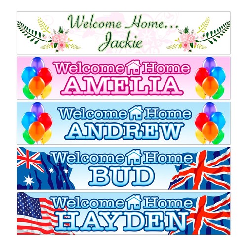 Personalised welcome home - welcome,