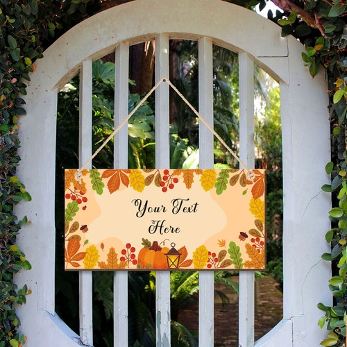 Personalised wooden hanging - wooden,