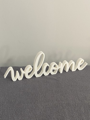 Welcome sign plaque home decor - welcome,