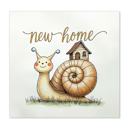 New home card welcome your - home,