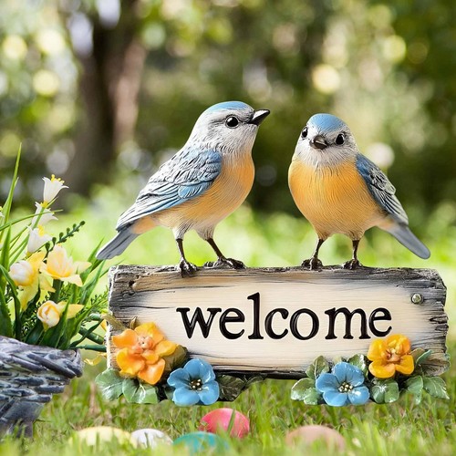 Pvc welcome bird - welcome, sign