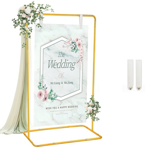 Wedding welcome sign stand - sign,