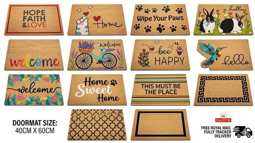 Coir door mat - coir, heavy