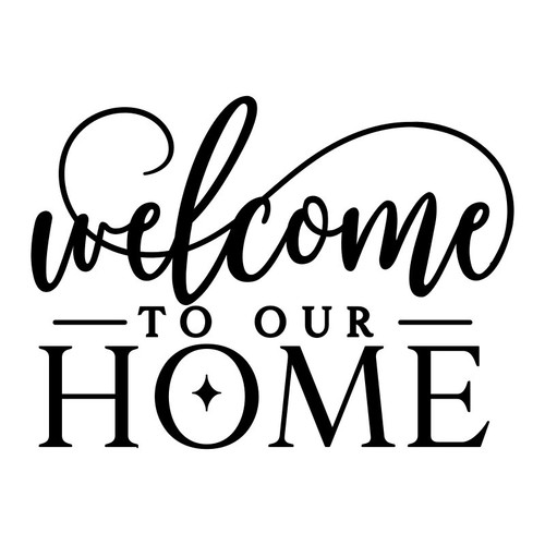 Welcome our home - welcome, vinyl
