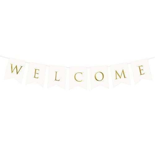 White gold welcome - white,