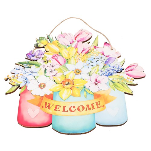 3pcs hanging welcome signs - hanging,