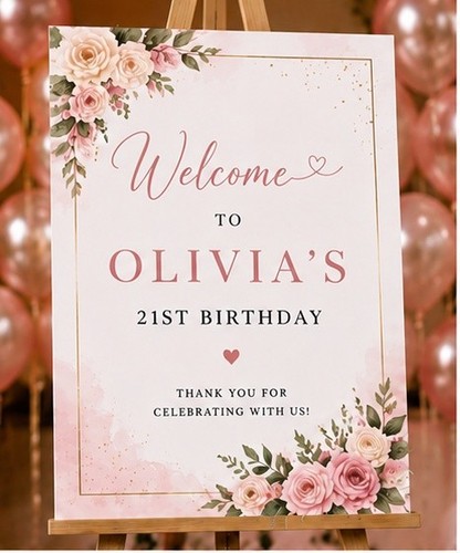 Personalised birthday welcome - personalised,