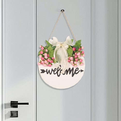 Front door hanging sign - door,