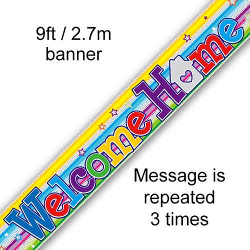 Welcome home 9ft - home, holographic