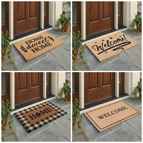 Welcome doormat indoor - welcome,