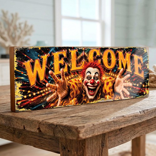Welcome large 40cm sign - welcome,