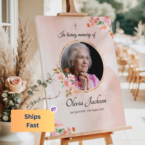 Personalised funeral tribute - funeral,