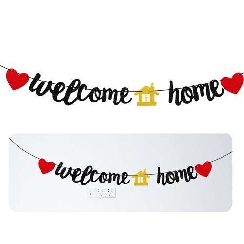 Welcome home banner black - banner,,