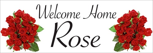 Personalised welcome home - x,