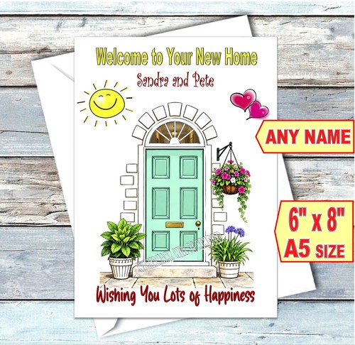 Welcome your new home card - your,
