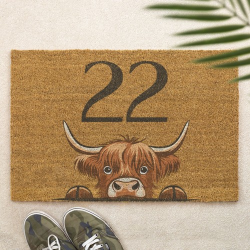 Custom highland cow brush - highland,