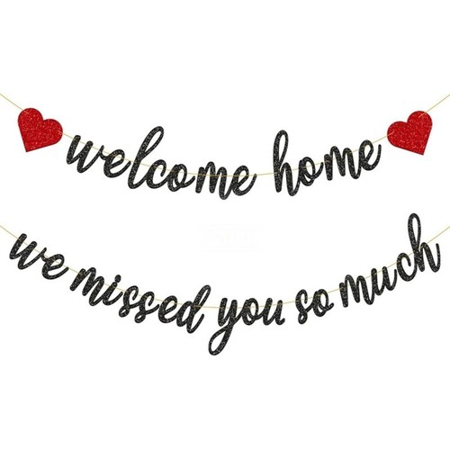 Welcome home banner set - welcome,