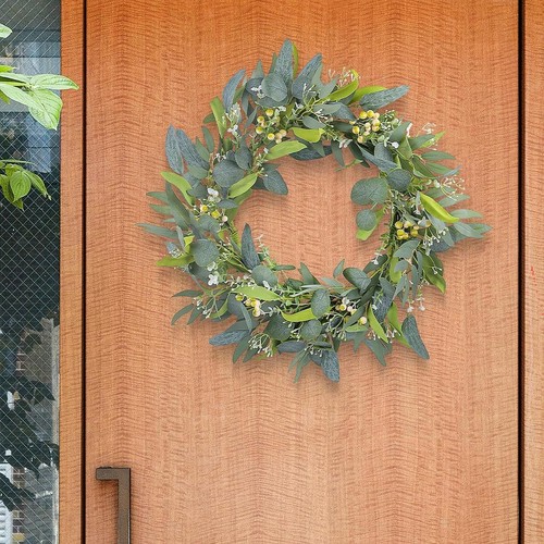 Artificial greenery wreath - 19",