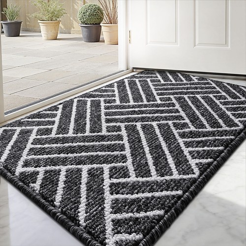 Non slip rubber door mat - rubber,