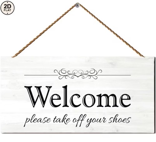 Welcome please take off - please,