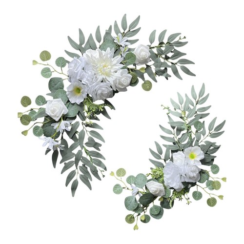 2pcs artificial wedding - artificial, arch