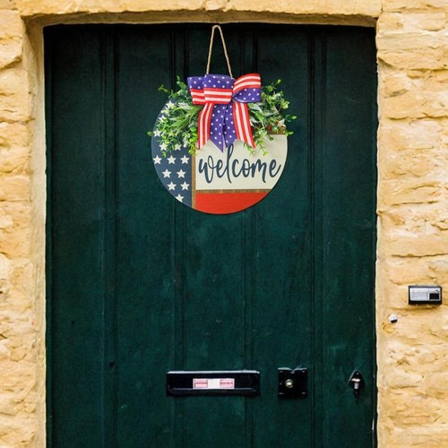 Welcome sign plaque - sign, wall
