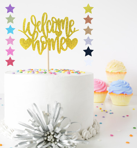 Welcome home glitter - home,